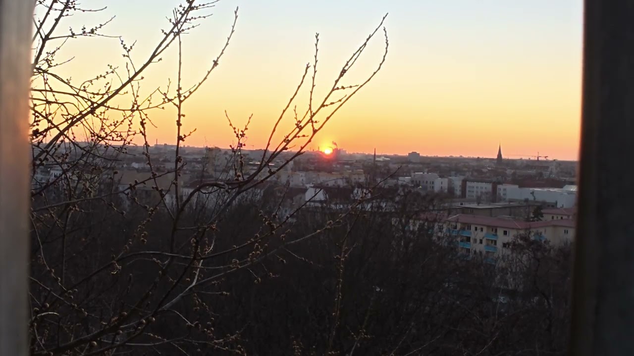 Humboldthain Sonnenuntergang