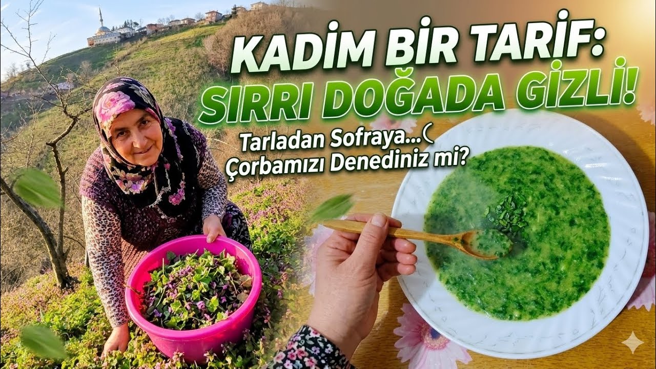 ​🌿 DOĞADAN GELEN ŞİFA! 🥣 Mart Ayı Sonu Isırgan Otu &Ccedil;orbası Yapımı