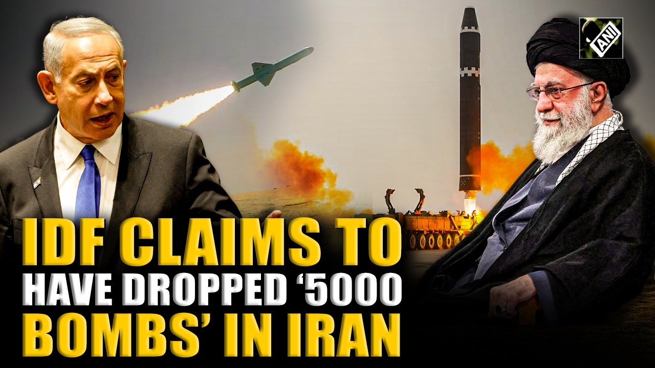 SHOCKING: 1000 BOMBS PER DAY! report claims Israel dropped 5000 bombs on Iran, 2 weeks off ops ahead