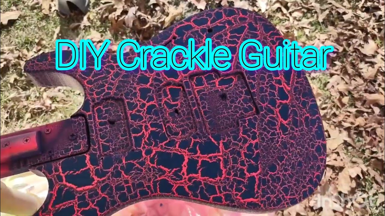 DIY Guitar Crackle Paint Job - 11/24/25
