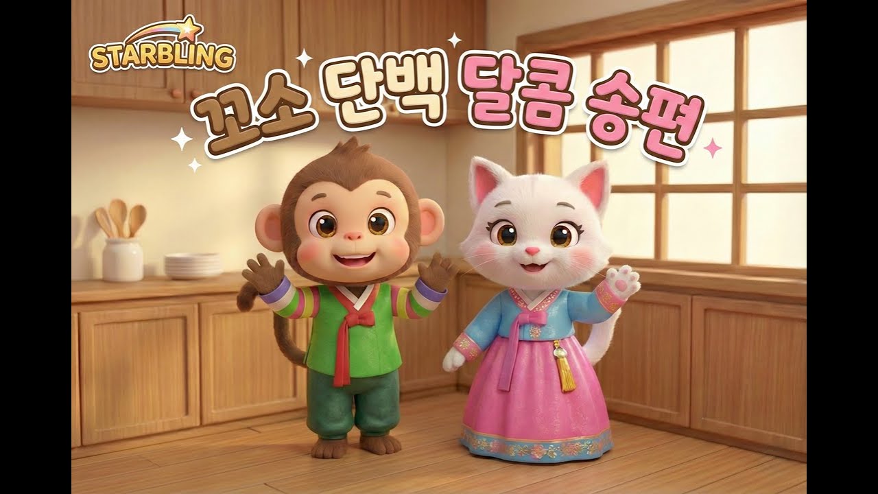 송편송편 🎵 꼬소꼬소 달콤달콤 | 송편 만들기 동요 | 키즈 힙합 | StarBling