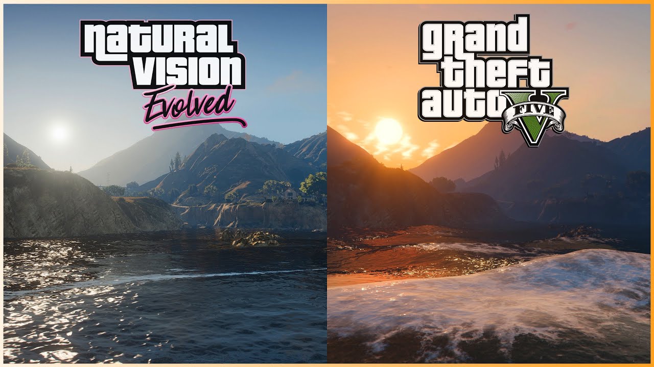 GTA V - Original vs Evolved Graphic Mod