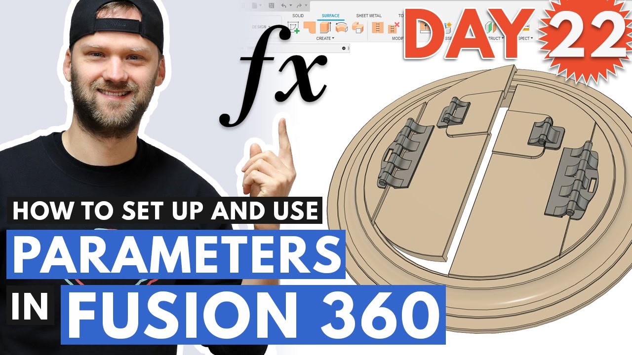 How To Set Up And Use Parameters In Fusion 360 – Day 22