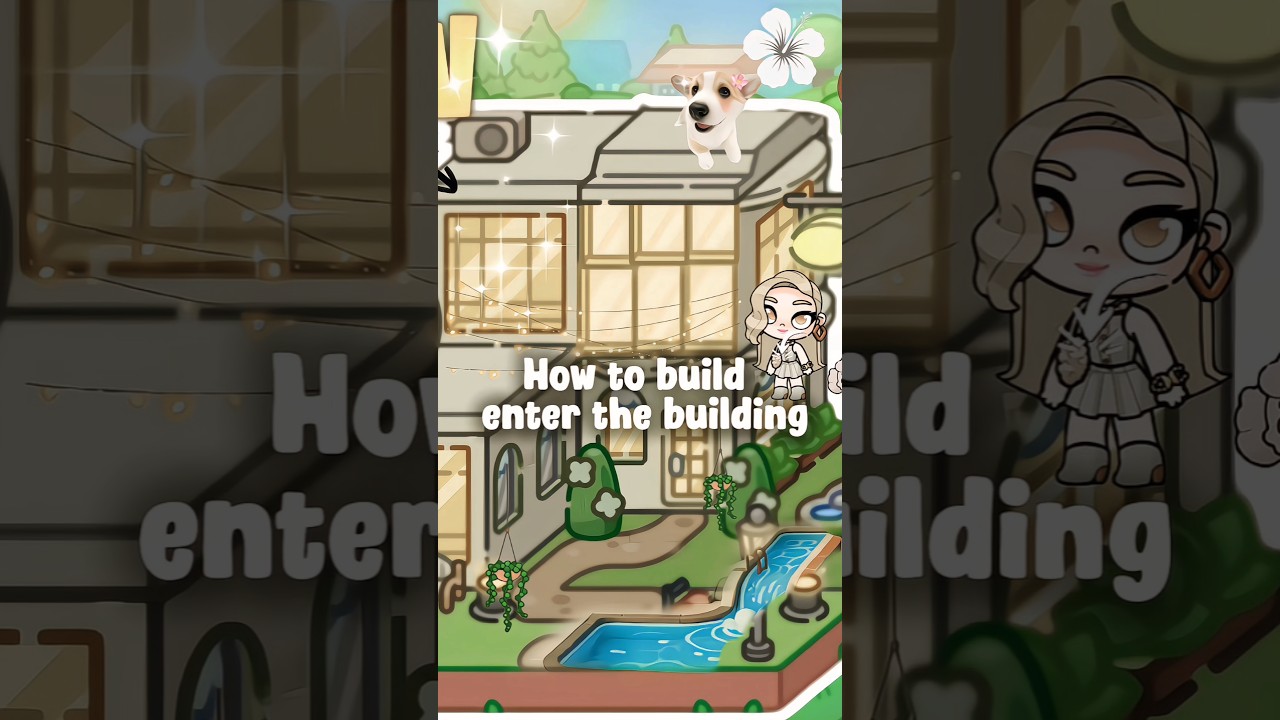 New update CITY MAKER ♡ AVATAR How to build and enter the building 