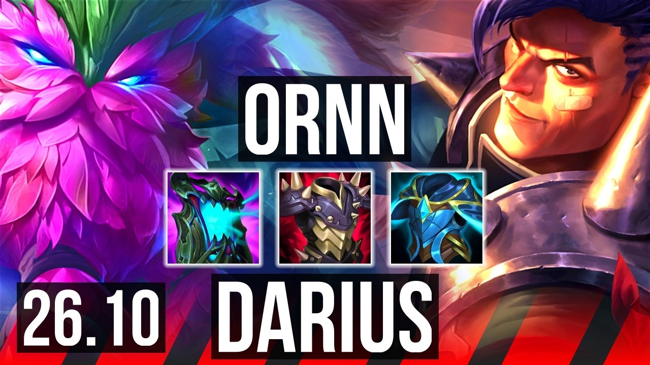 ORNN vs DARIUS (TOP) | KR Master | 26.10