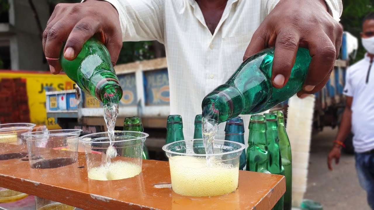 Old Man Selling Goti Soda @ Rs.15 | Man Opening Soda bottle by Finger  Vlog 2021 | Street Food India
