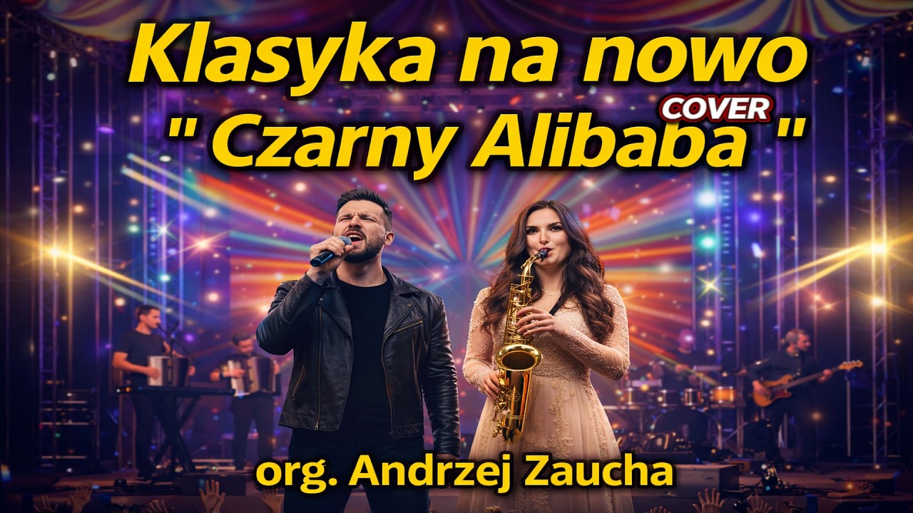 Czarny Alibaba - Andrzej Zaucha ( TANECZNY COVER ) Klasyka na nowo #hit Wersja Koncertowa