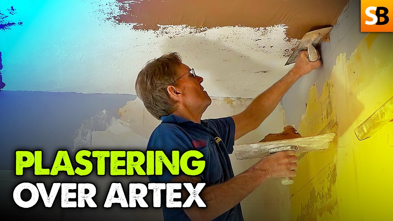 Plastering Over Artex  DIY