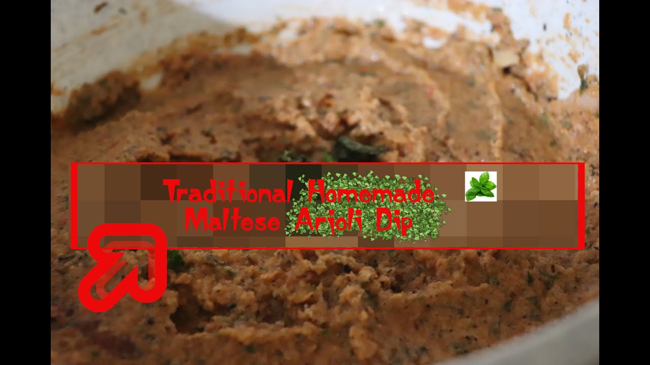 From The Maltese Kitchen | Traditional Homemade Arjoli Dip