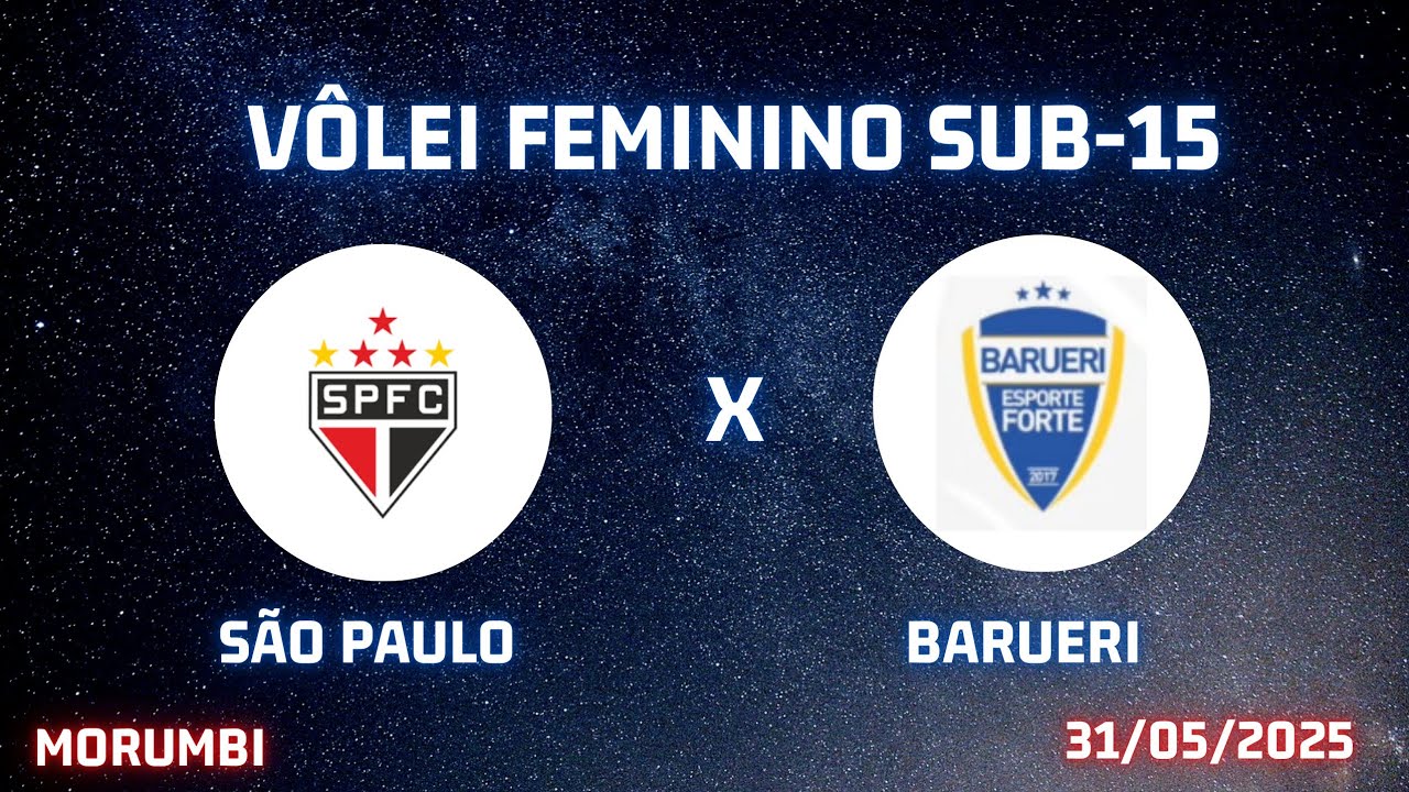 Sub-15 - São Paulo X Barueri - 3o Set