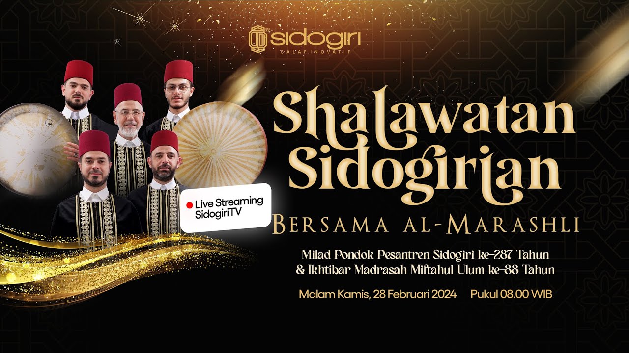 Sholawatan Sidogirian bersama AlMarashli | Milad Sidogiri 287