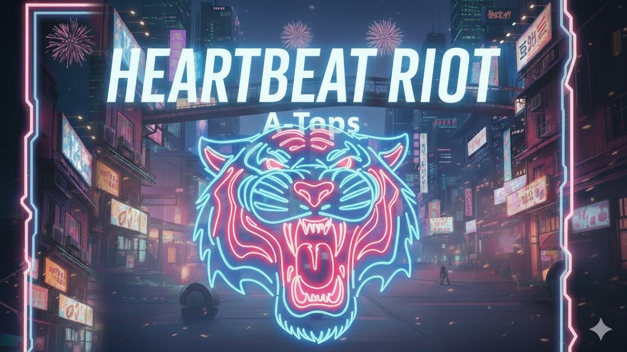 A-Tops - HEARTBEAT RIOT (Official Music Video) | High-Energy Pop-Rock / Korean / KPop /J-Style