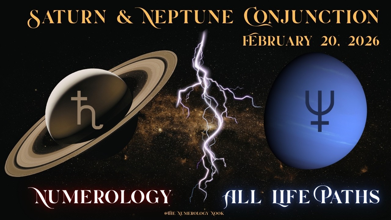 SATURN & NEPTUNE CONJ. February 20, 2026 ALL LIFE PATHS (with Timestamps) #Numerology Forecast