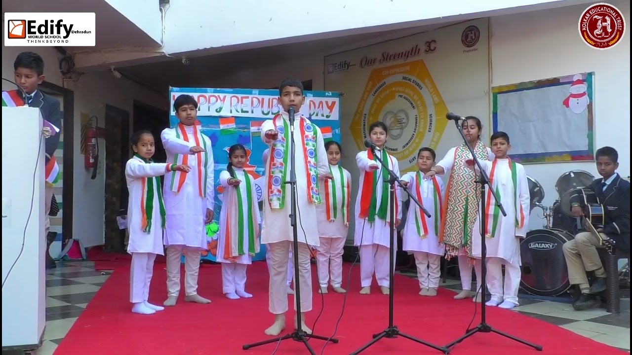 With pride in our hearts and unity in our spirit, Edify World School, Dehradun,