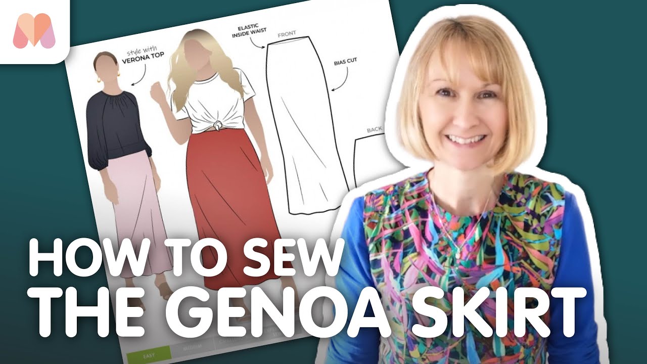 Sewing the Genoa Bias Cut Skirt | Style Arc Patterns Sewalong