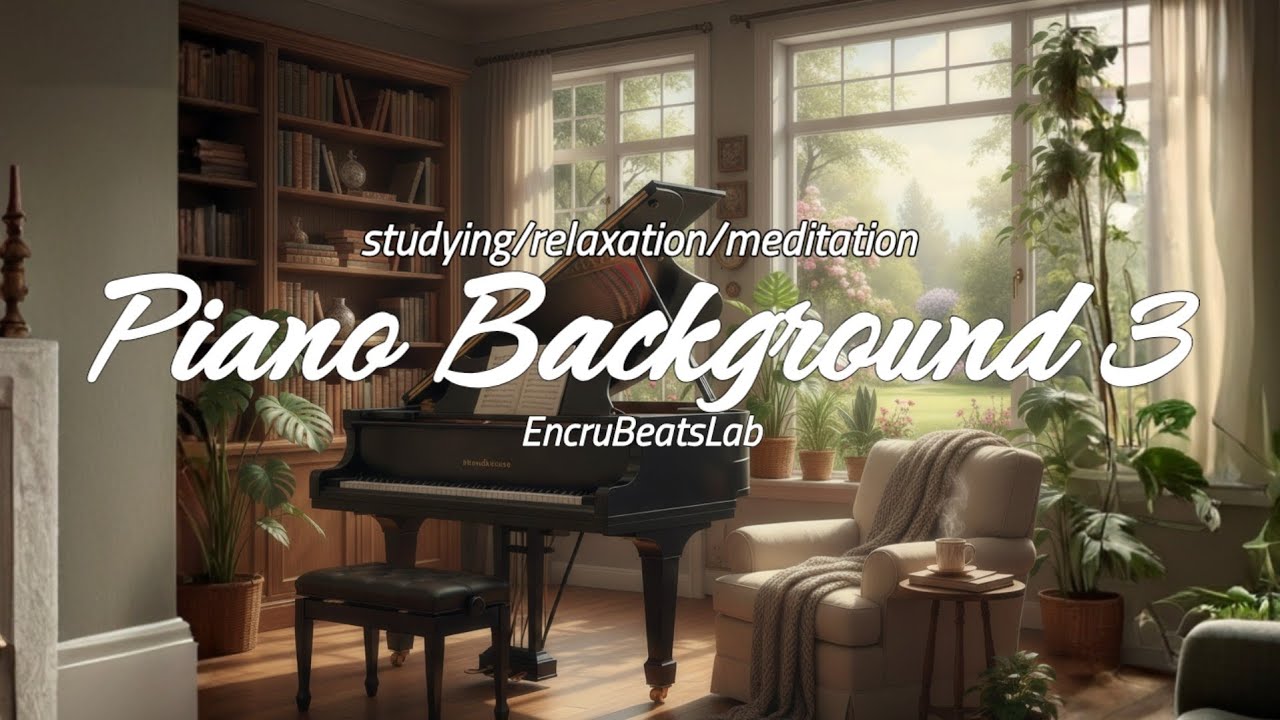 No Copyright Background Music -  Piano Background 3 for studying/relaxation/meditation