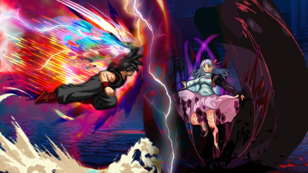 Dragon Ball Super vs Fate Stay Night. Evil Goku vs Matou Sakura. Anime MUGEN