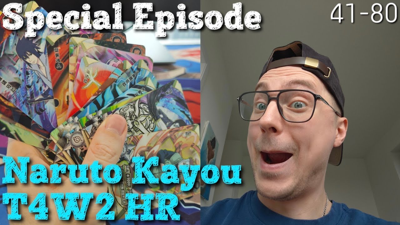 Специальный выпуск с картами Naruto Kayou Card HR T4W2 Chinese, 3Д ПРЯМО В РУКАХ