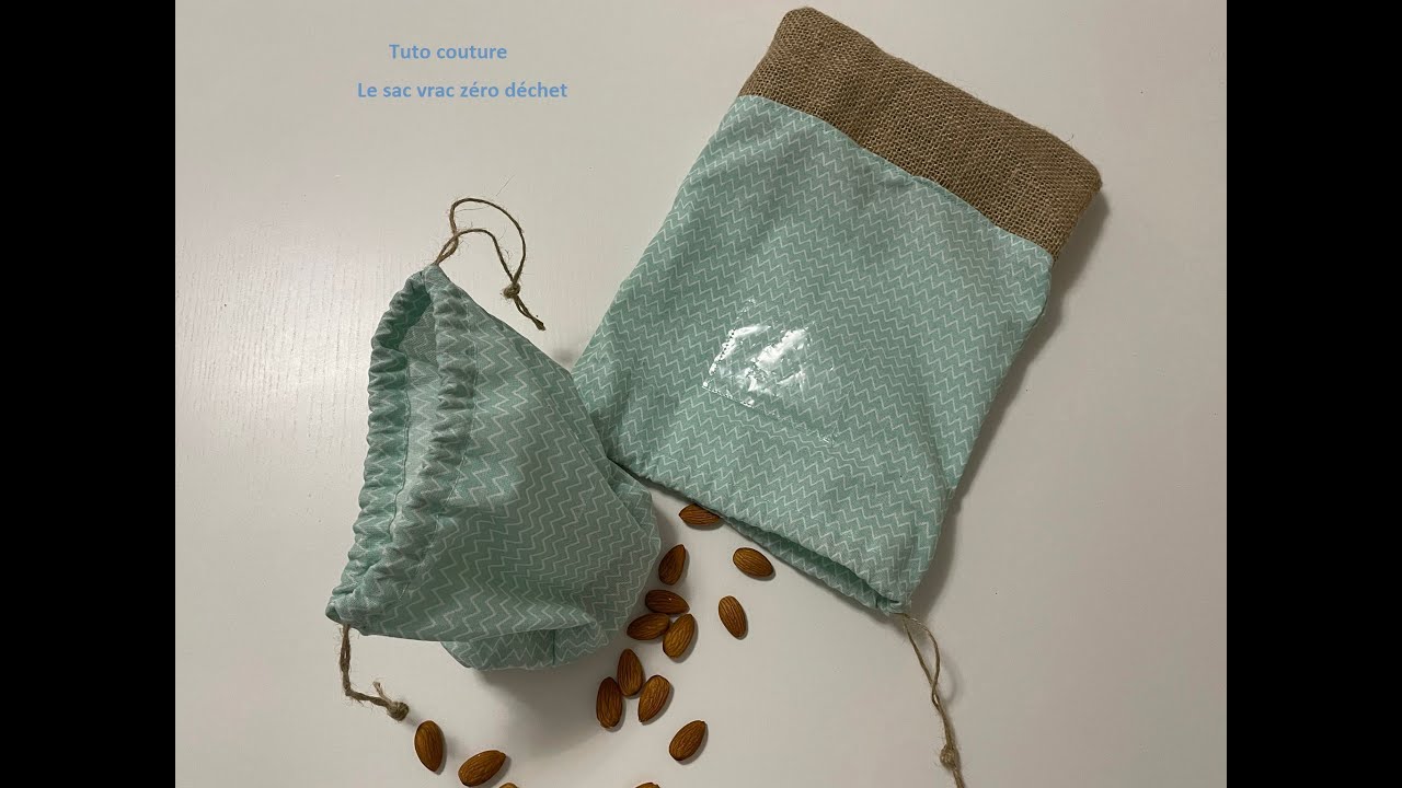 Tuto Couture DIY : Le sac vrac / à provision zéro déchet