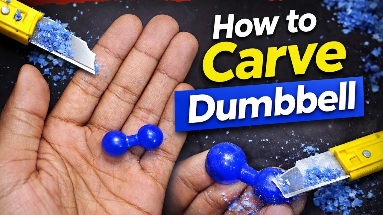 How to carve Dumbbell ||carving|| Dr Raj Dentistry||