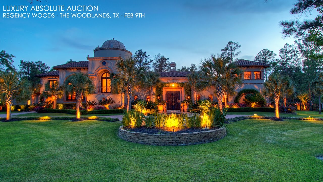 The Woodlands Texas Mediterranean Mansion For Sale | Golf Property