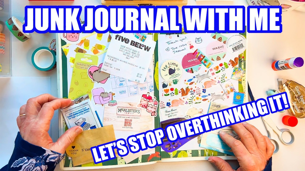 Junk Journal with Me | Let's STOP Overthinking It!
