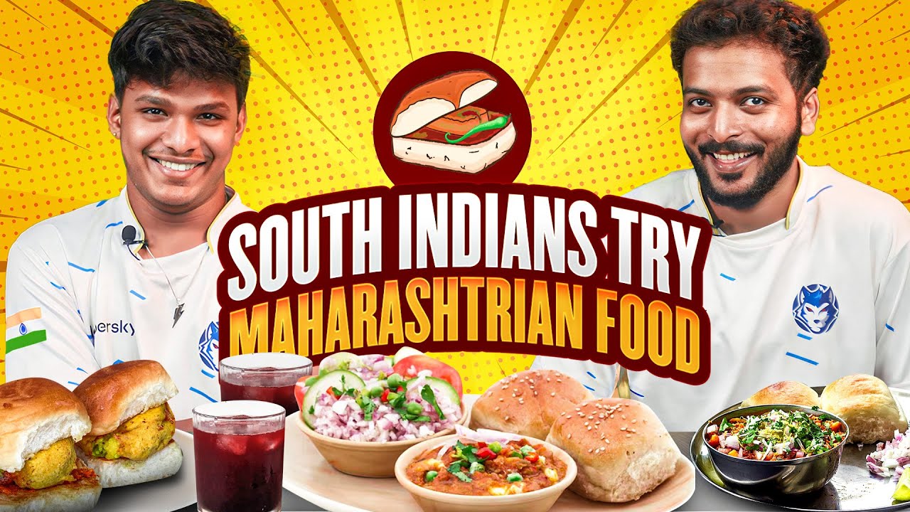South Indians try Maharashtrian food!