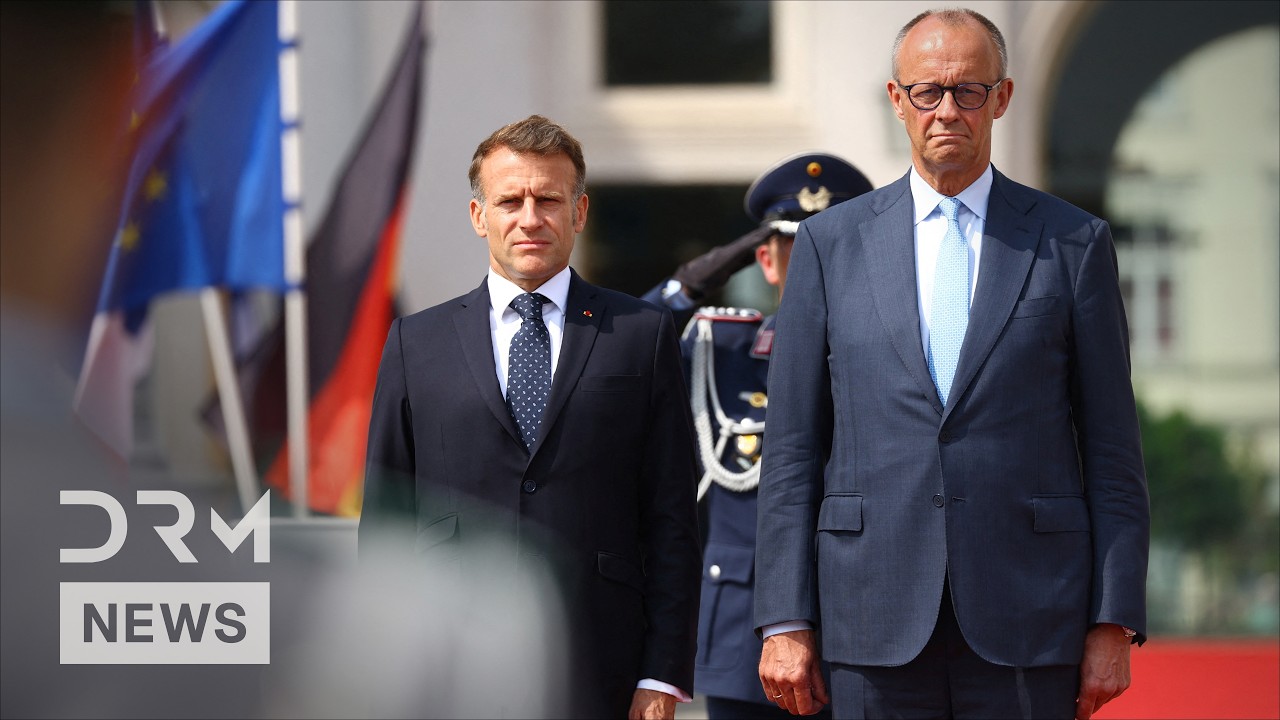 GRAND WELCOME: Germany Rolls Out Grand Military Welcome for Macron Ahead of Cabinet Meeting | AC1G