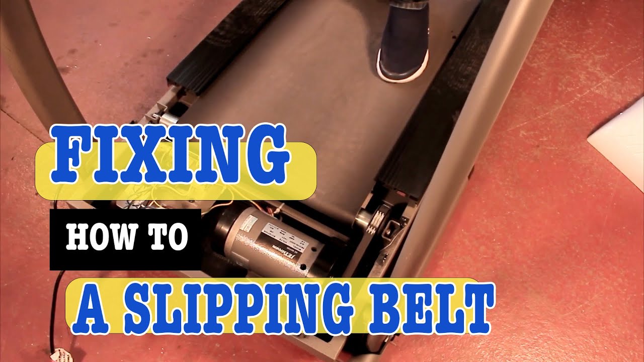 How To Fix A Slipping Treadmill Belt - Don't tighten your running belt... Until...