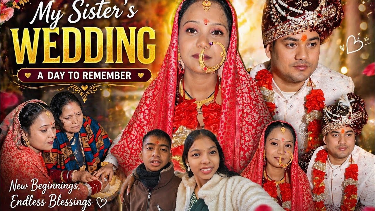 Aaj y behen ke sadi k din ky hua                                    (#sisterweddingvlog #emotional )
