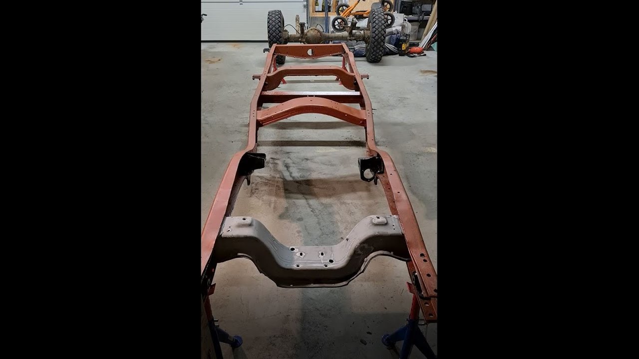 Dodge Power Wagon WM300 Frame restoration.