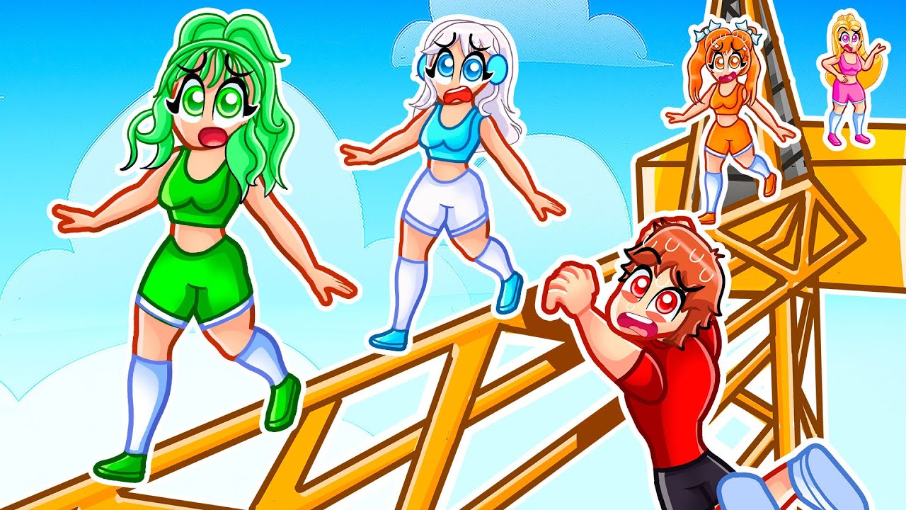 Extreme Hide & Seek in Realistic Parkour With MY CRAZY FAN GIRLS...