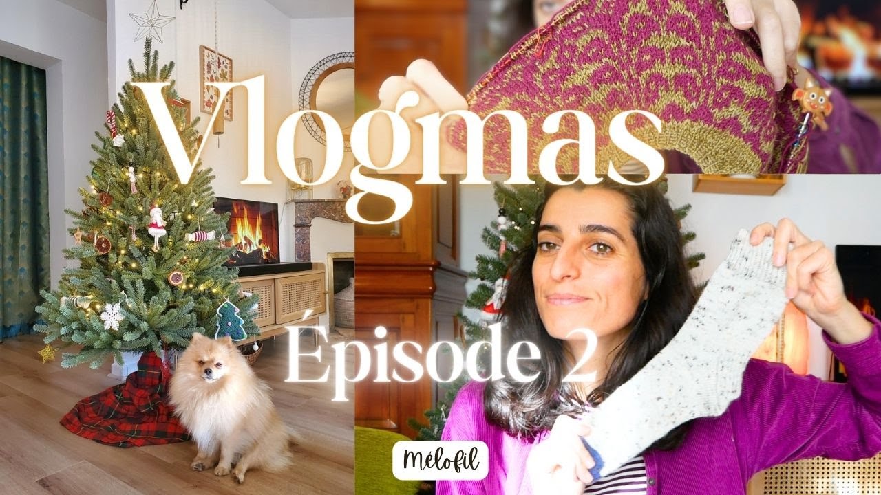 🎄 Vlogmas 2 -  Mes copines apprennent à tricoter 🩷 🎄