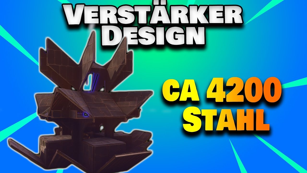 Verstärker Design zum nachbauen - Tower | Fortnite Rette die Welt