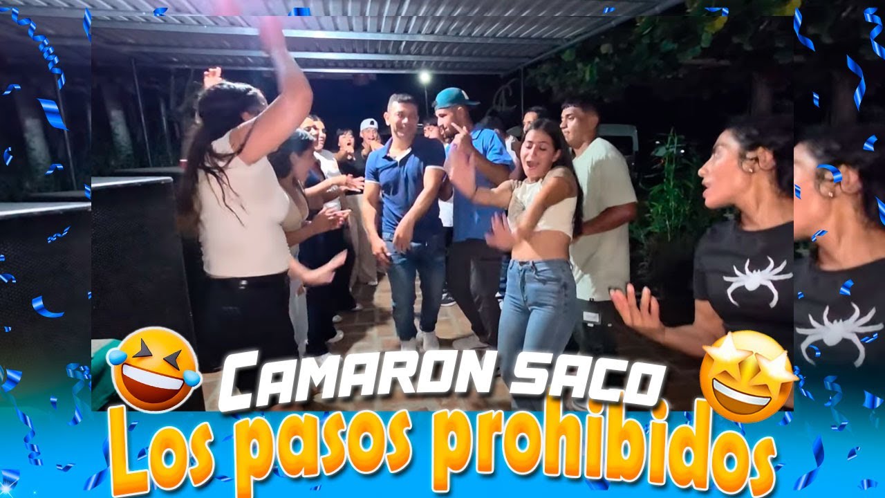 Camaron no se quedo atrás y también saco los pasos prohibidos en la fiesta🥳😂