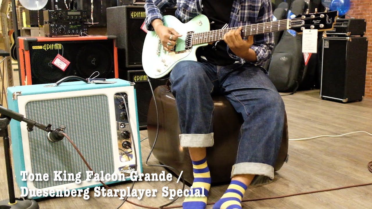 Strings Shop Demo : ToneKing Falcon Grande X Duesenberg Starplayer Special