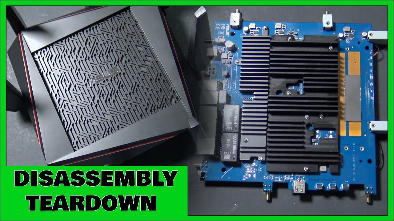 How to Disassemble Teardown The Asus RT--AC5300 GT-AC5300 Gigabit Router For Repairs