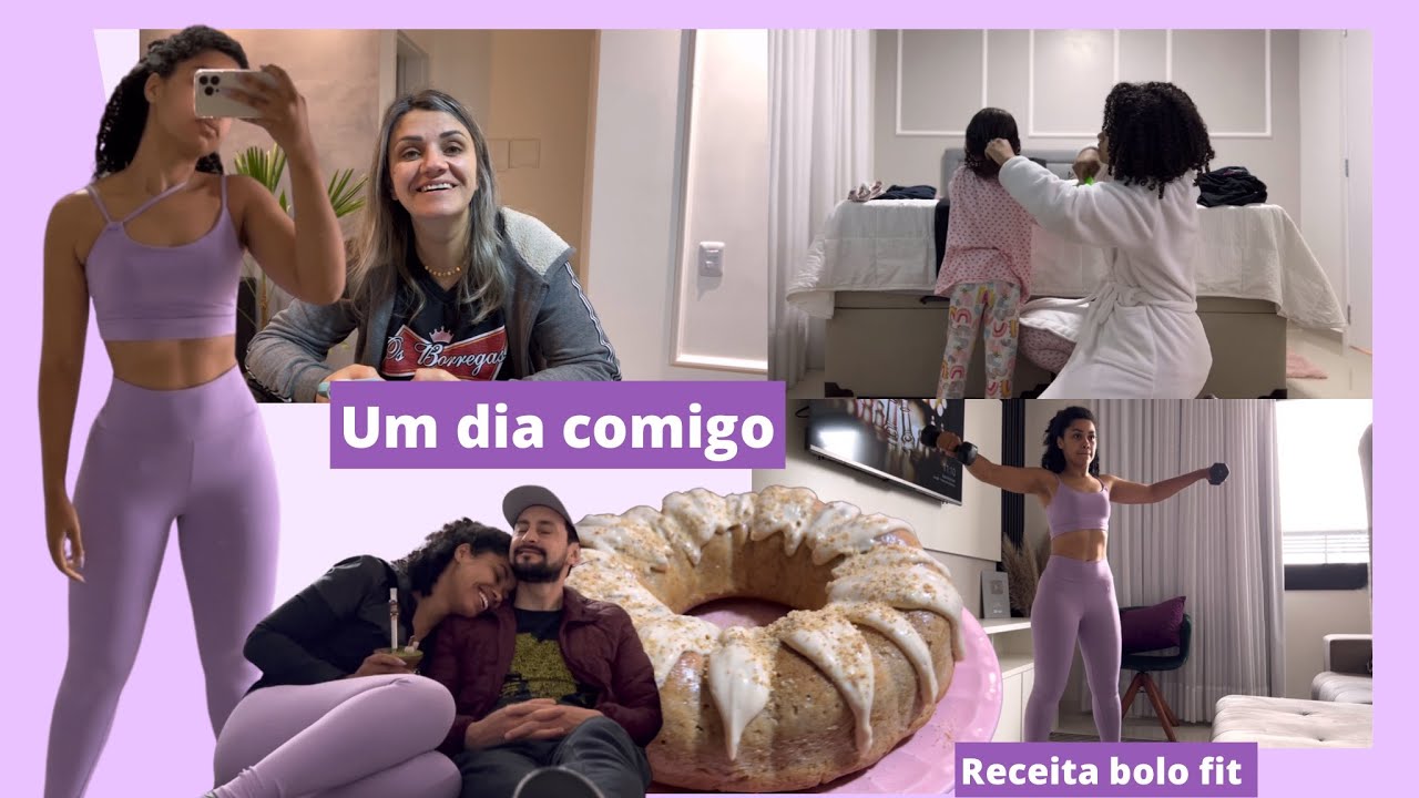 Meu dia REAL: 6am treino em casa, alimenta&ccedil;&atilde;o , rotina de m&atilde;e e receitinha