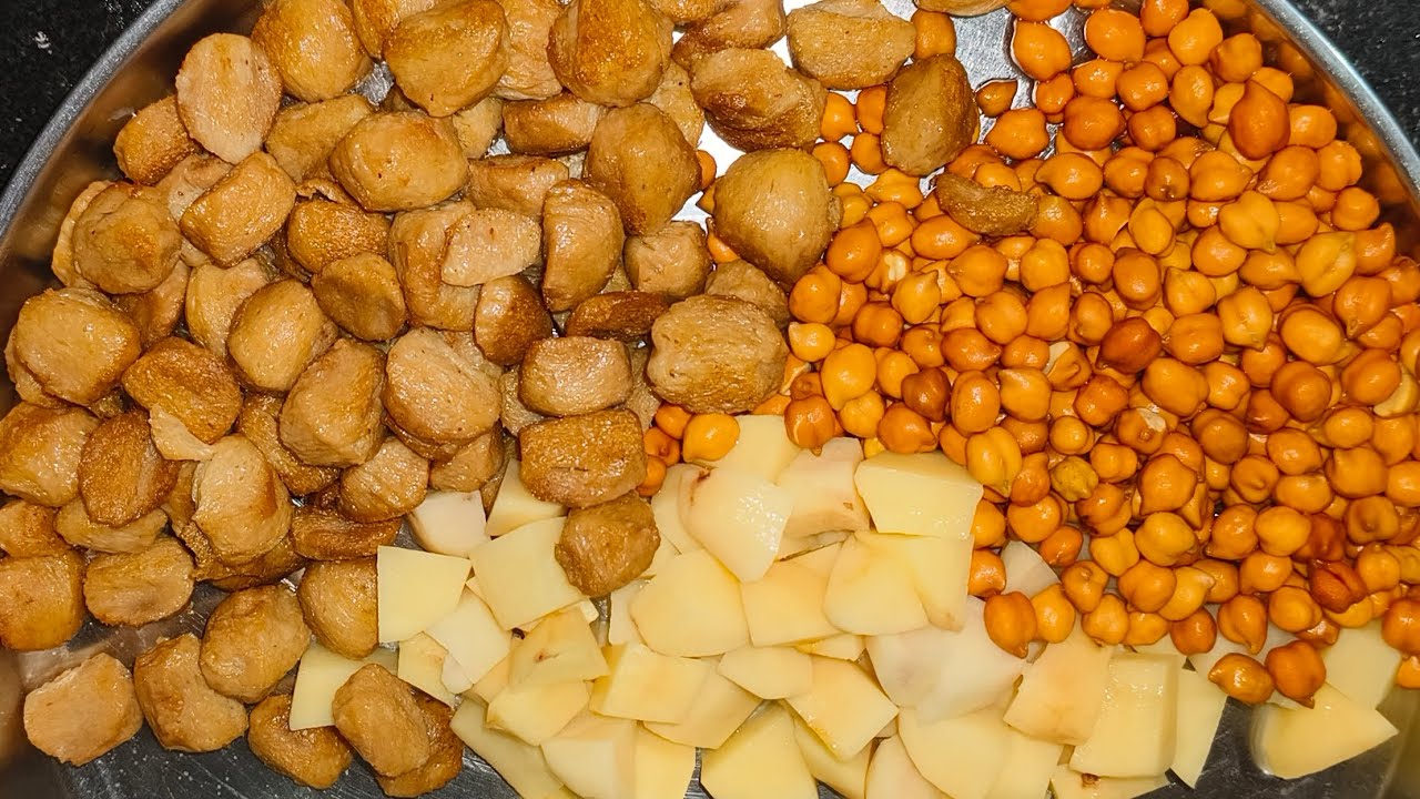 Aalu chana soybean ki sabji | चना सोयाबीन और आलू की लाजवाबरेसिपी