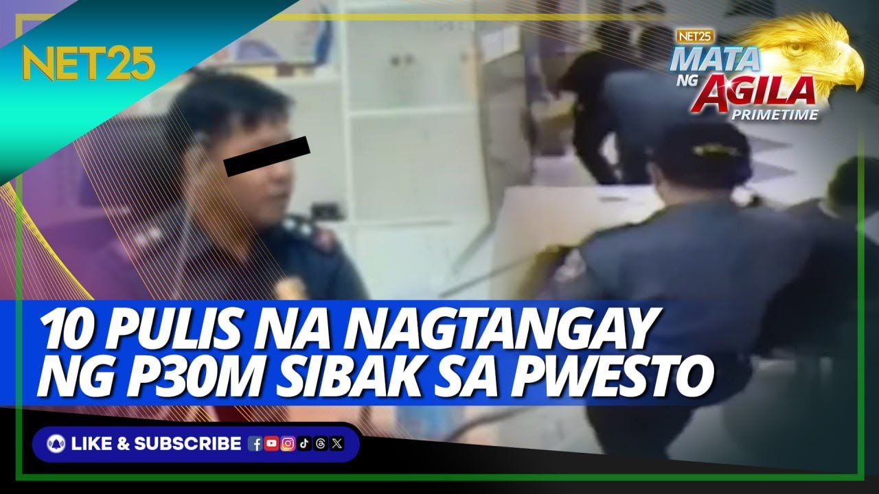 TANGGAL SA SERBISYO ANG 10 PULIS