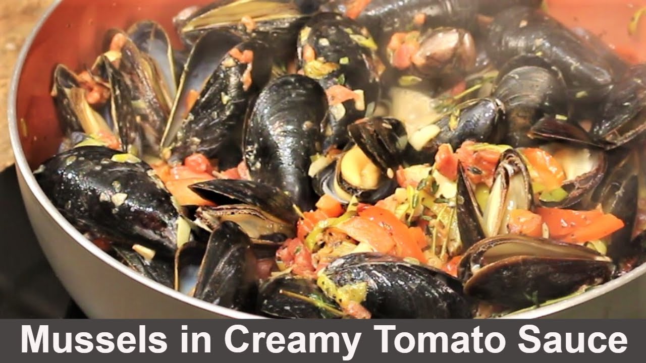 Mussels in Creamy Tomato Sauce