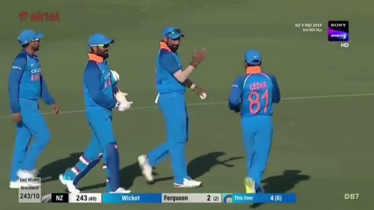 INDIA VS NEW ZEALAND ODI 2019 HIGHLIGHT MATCH 
