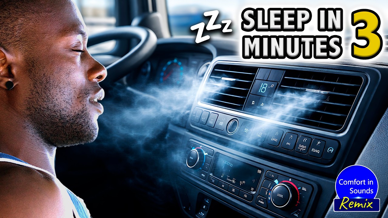 Белый шум для глубокого сна 10 часов | Шум вентилятора грузовика | Мгновенное расслабление