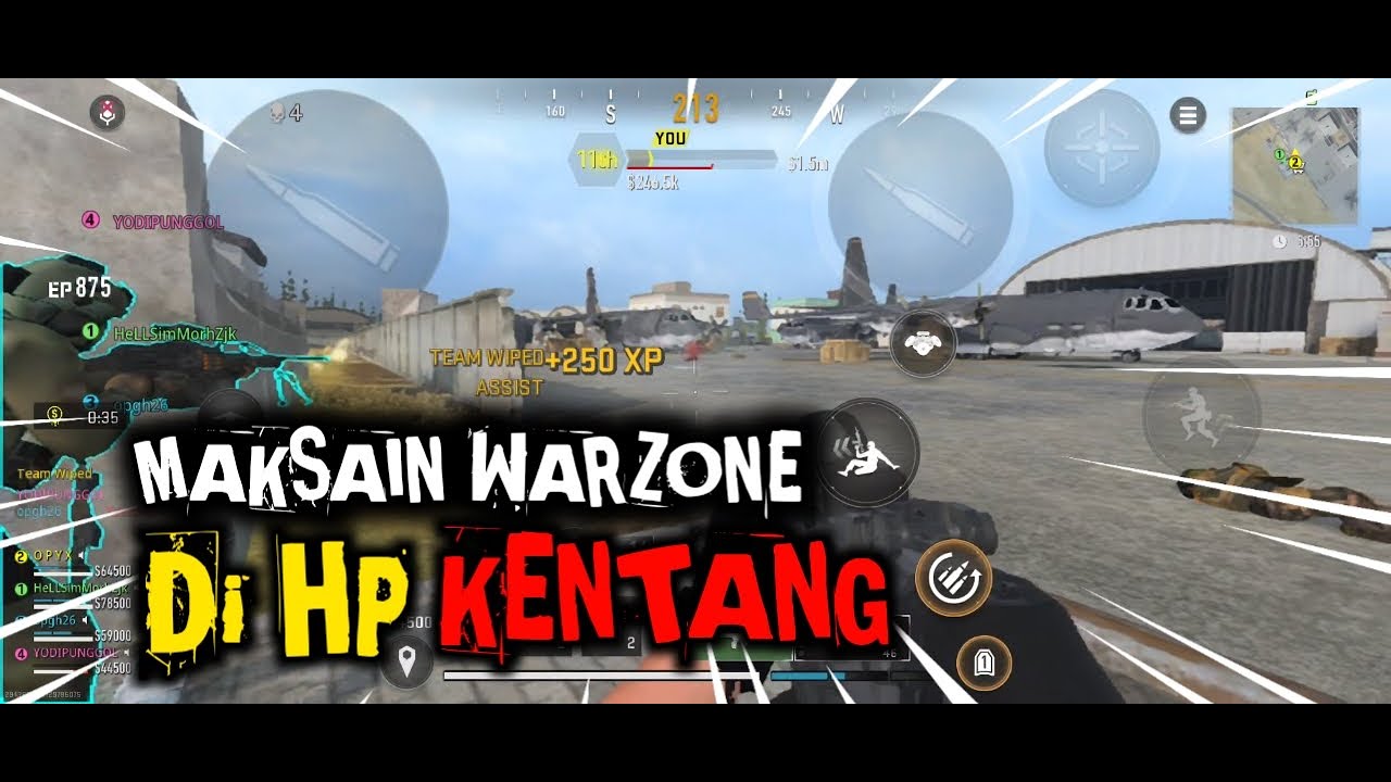 WARZONE MOBILE BUKAN UNTUK HP MENDANG MENDING!!!
