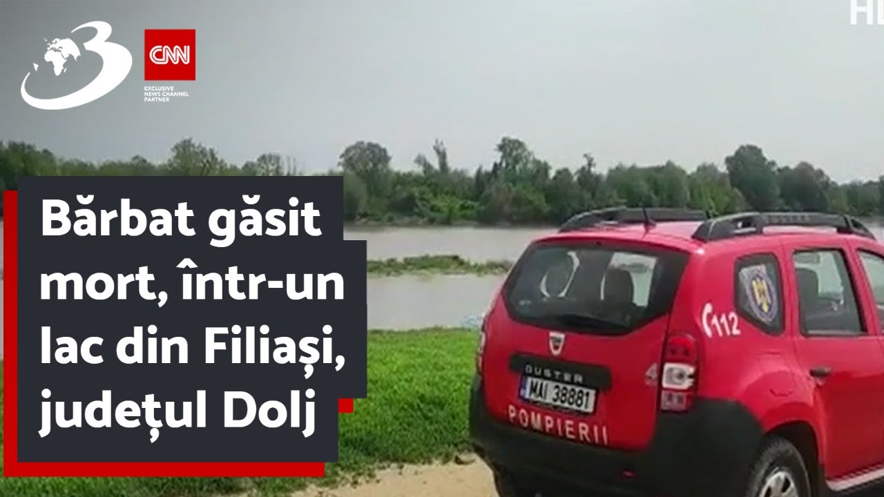 Bărbat găsit mort, într-un lac din Filiași, județul Dolj. Fratele lui a sunat poliția