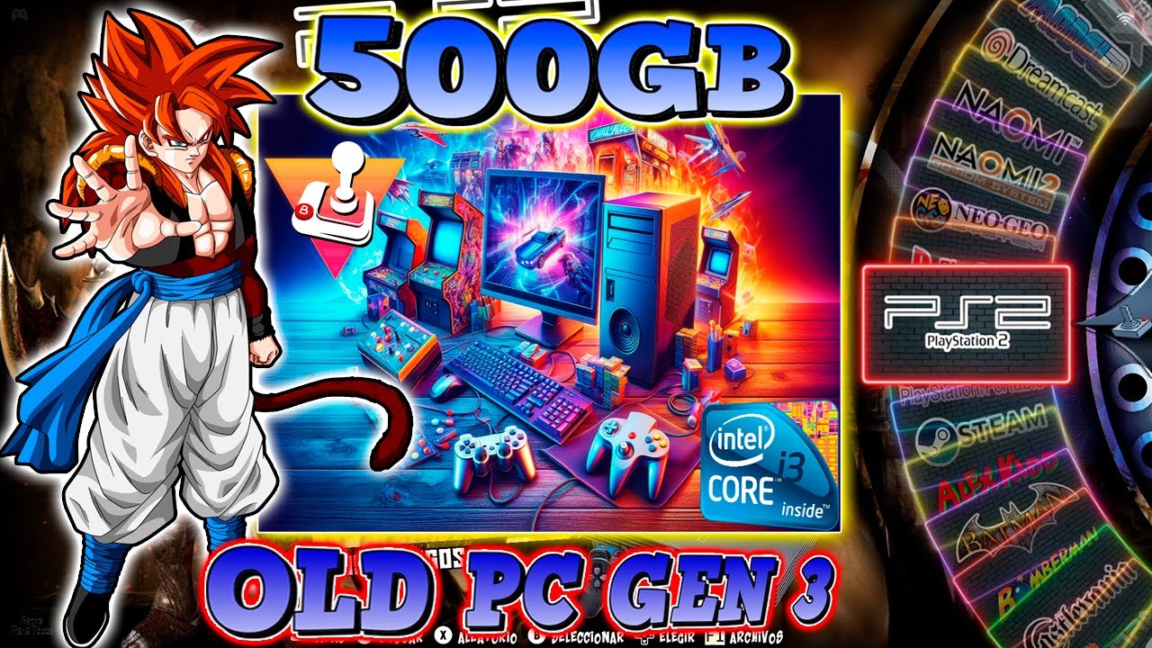 Batocera 41 PC OLD (Gen 3 i3/i5) 500GB