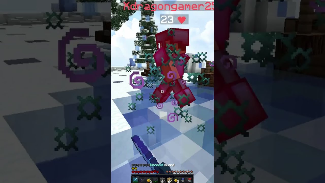 Truco para hacer los mejores combos en minecraft PVP - #shorts