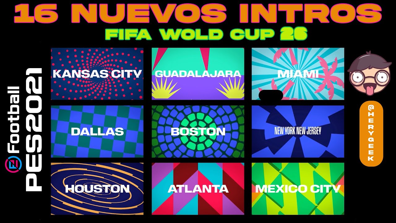 PES 2021 - INTRO FIFA WORLD CUP 2026 - 16 VIDEOS