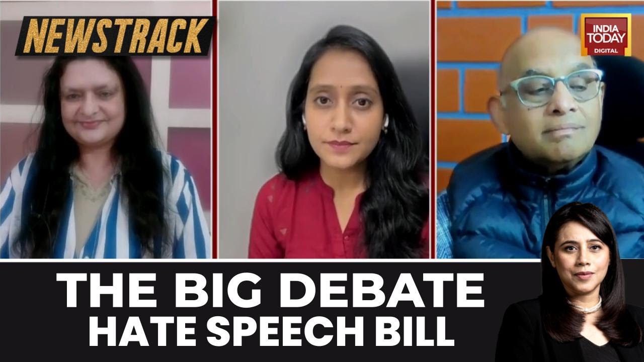 NewsTracK Debate | Hate Speech Bill: Sanju Varma Claims Bias, Bhavya Narasimha Cites Exemptions