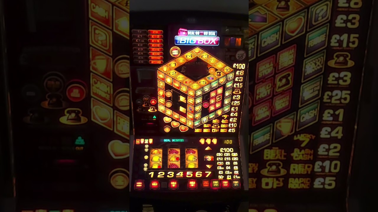 FRUIT MACHINE DEAL OR NO DEAL THE BIG BOX. 50+ SPINS £1 PLAY. GOOD GAMEPLAY. PT 1 OF 2